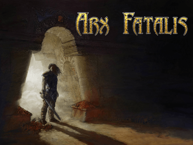 Arx Fatalis title screen for Xbox